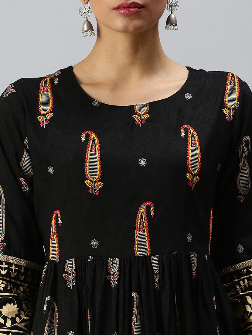 women's flared kurta - 18249256 - Standard Image - 3