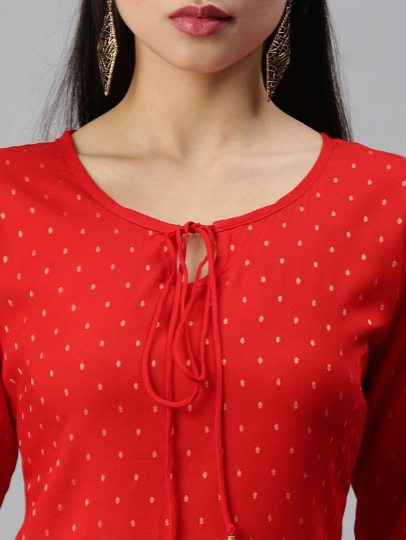 women's straight kurta - 18249274 - Zoom Image - 3