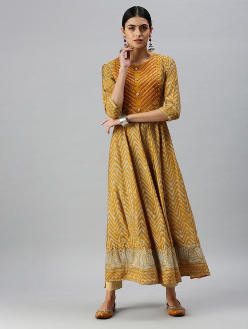 women's flared kurta - 18249280 - Very Small Image - 1