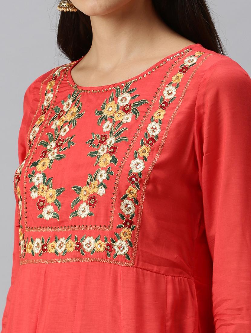 women's flared kurta - 18249299 - Zoom Image - 3