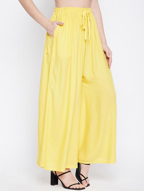 mid rise solid palazzo - 18249322 - Very Small Image - 1