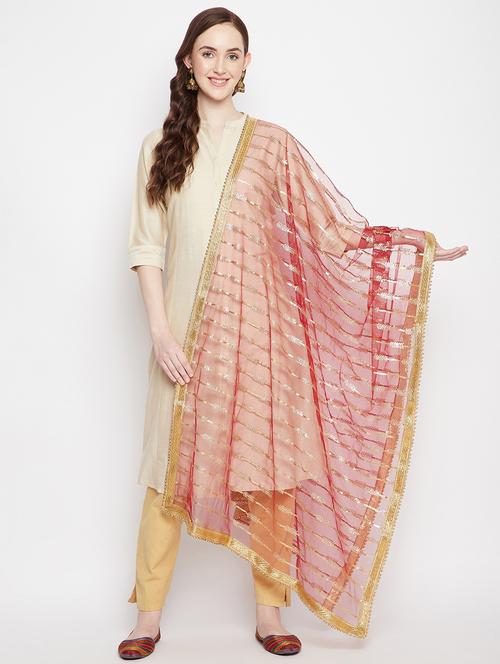 red net dupatta - 18249428 - Very Small Image - 1