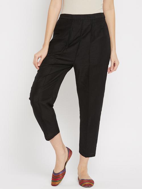 solid flat front trouser - 18249489 - Very Small Image - 1