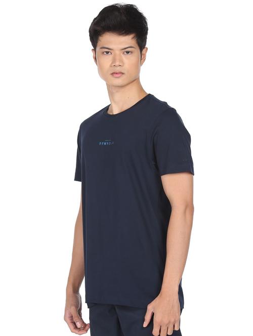 blue printed t-shirt - 18252213 - Very Small Image - 1