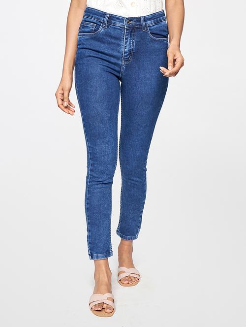 mid rise solid skinny fit jean - 18252940 - Very Small Image - 1