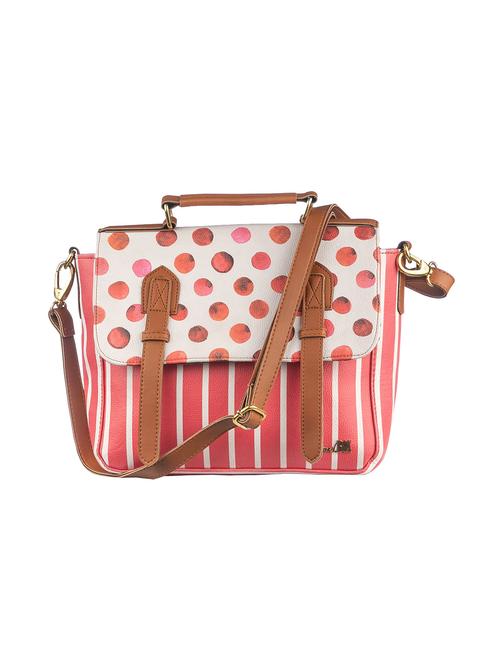 pink leatherette (pu) regular satchel - 18252984 - Very Small Image - 1