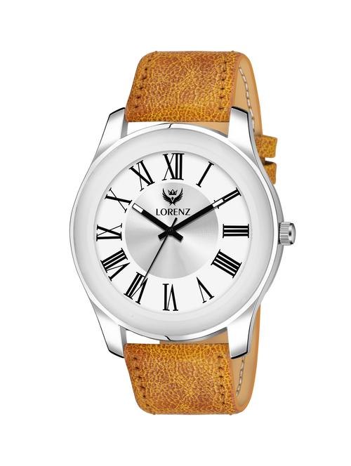 lorenz silver roman dial analogue watch for men & boys | mk-405r - 18253868 - Very Small Image - 1
