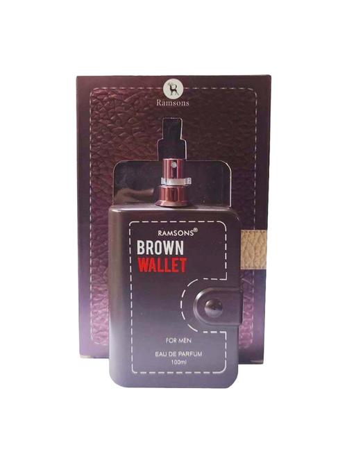 ramsons brown wallet eau de perfume 100ml - 18254084 - Very Small Image - 1