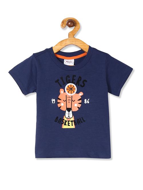 crew neck printed t-shirt - 18255538 - Very Small Image - 1