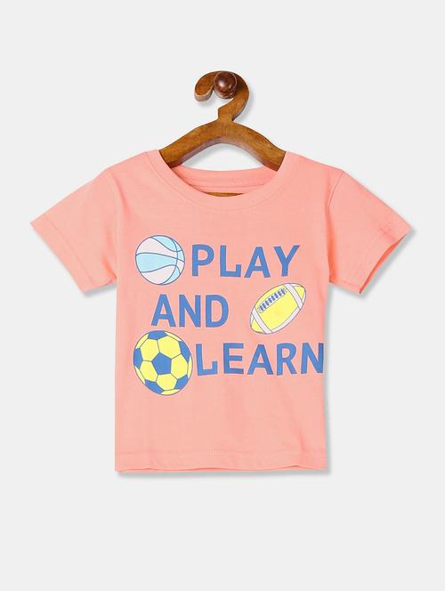 crew neck printed  t-shirt - 18255677 - Very Small Image - 1