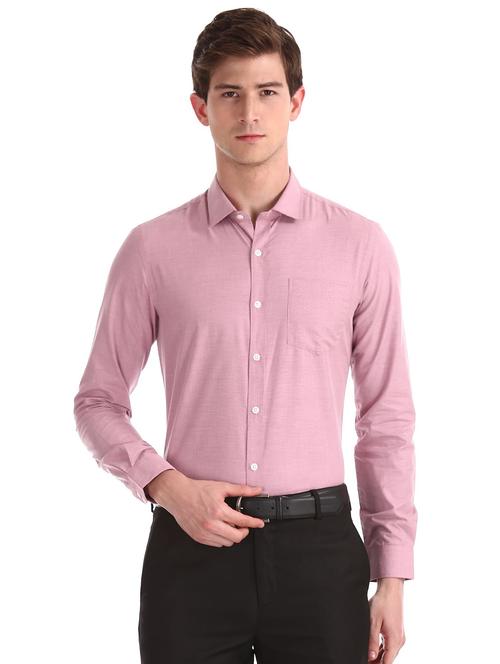 pink checkered formal shirt - 18256321 - Very Small Image - 1