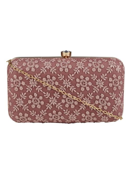 brown cotton polyester blend regular clutch - 18257437 - Very Small Image - 1