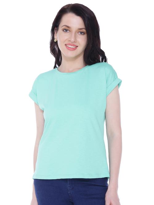 round neck solid regular tee - 18257694 - Very Small Image - 1