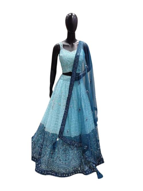 party wear embroidered lehanga set  - 18257739 - Very Small Image - 1