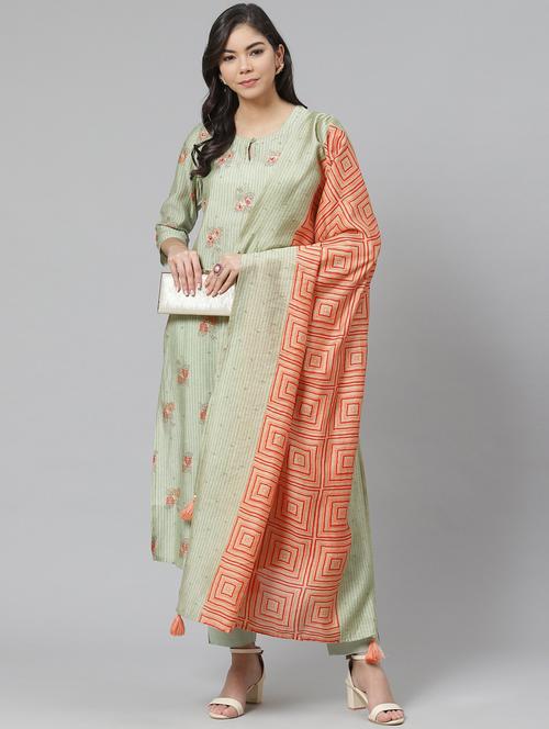 green suit set - 18261343 - Very Small Image - 1