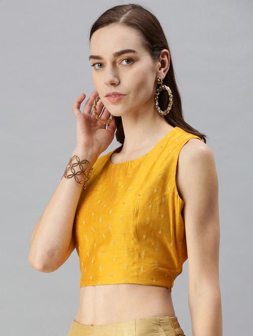 yellow crop top - 18261472 - Very Small Image - 1