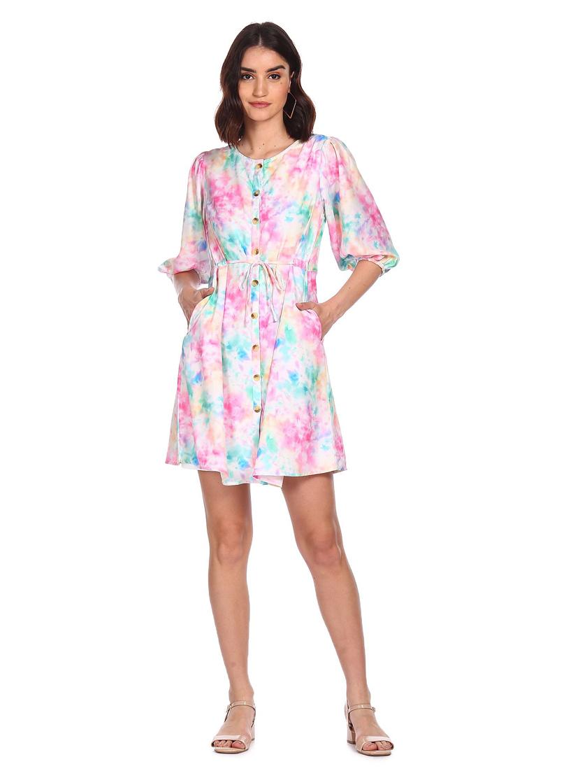 women's tie & dye dress - 18262149 - Zoom Image - 3