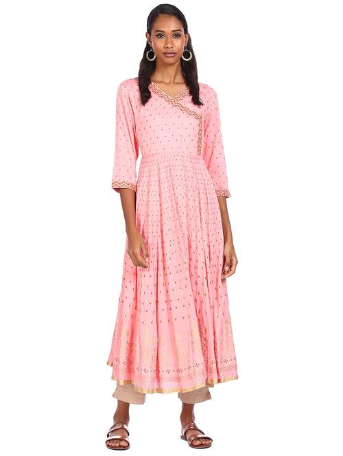 women's flared kurta - 18262429 - Very Small Image - 1