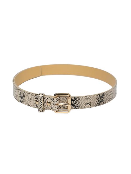 beige synthetic leather) belt - 18262614 - Very Small Image - 1