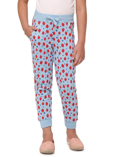 blue printed jogger trouser - 18262937 - Very Small Image - 1