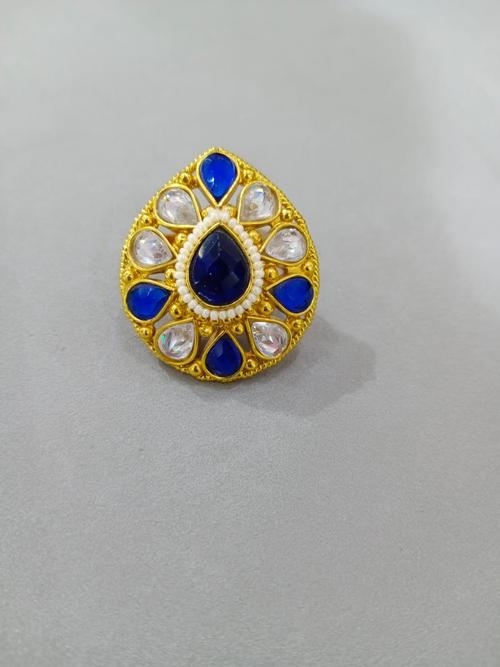 ladies gold plated ring gold color  - 18263327 - Very Small Image - 1