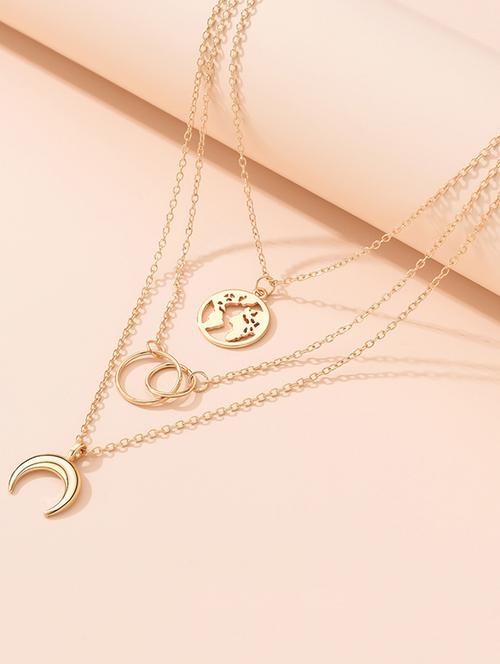 gold plated long necklace - 18267032 - Very Small Image - 1