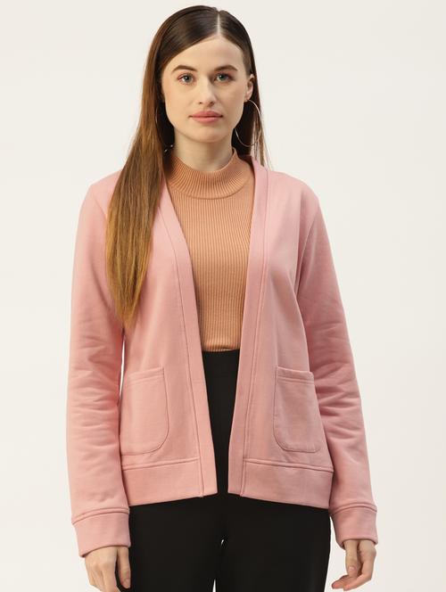 long sleeve solid cardigan - 18267956 - Very Small Image - 1