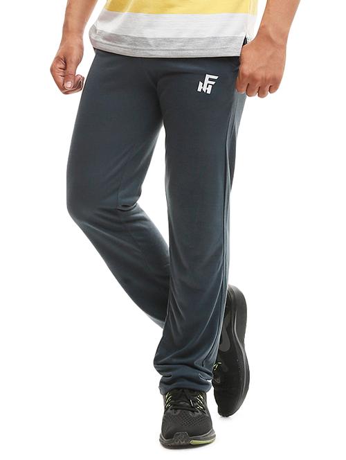 mid rise solid full length track pant - 18268576 - Very Small Image - 1