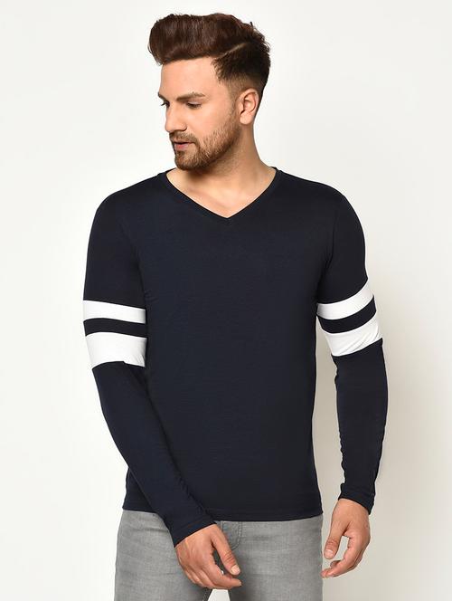 dark blue solid t-shirt - 18268585 - Very Small Image - 1