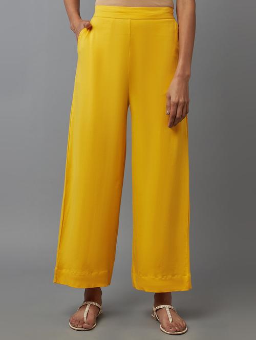 mid rise solid palazzo - 18269142 - Very Small Image - 1