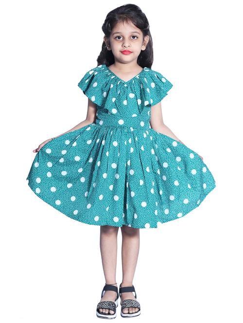 girls v neck sleeveless frock - 18269573 - Very Small Image - 1