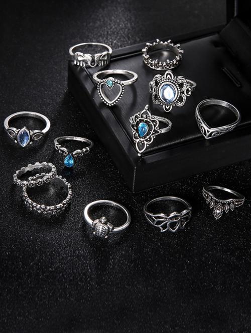 silver plated finger  ring - 18269632 - Very Small Image - 1