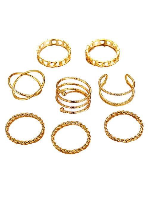 gold plated finger  ring - 18269641 - Very Small Image - 1