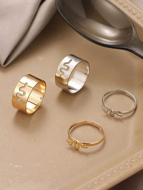 gold plated finger  ring - 18269669 - Very Small Image - 1
