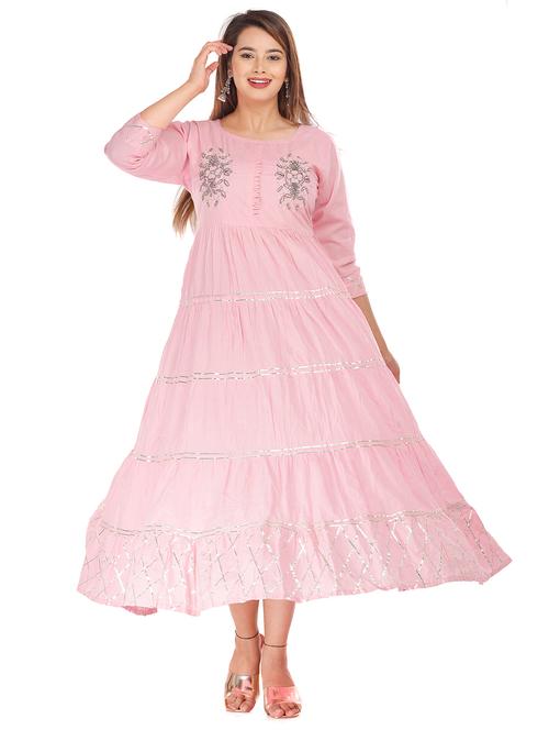 embellished detail tiered ethnic dress - 18270509 - Very Small Image - 1
