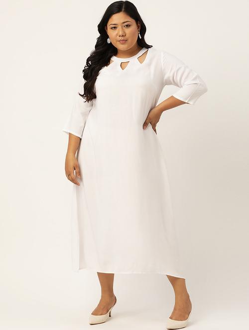 women's  solid dress - 18270609 - Very Small Image - 1