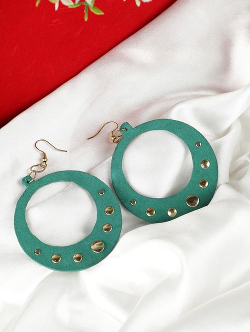 green rubber drop earring - 18270925 - Very Small Image - 1