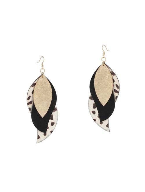 black rubber drop earring - 18270926 - Very Small Image - 1