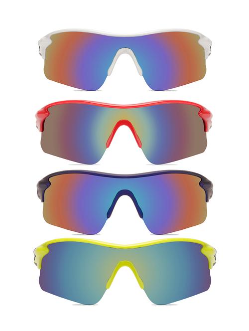 abner combo of 4 wrap-around sport-sunglasses-combo-5050 - 18271257 - Very Small Image - 1
