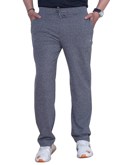 grey melange track pant - 18271344 - Very Small Image - 1
