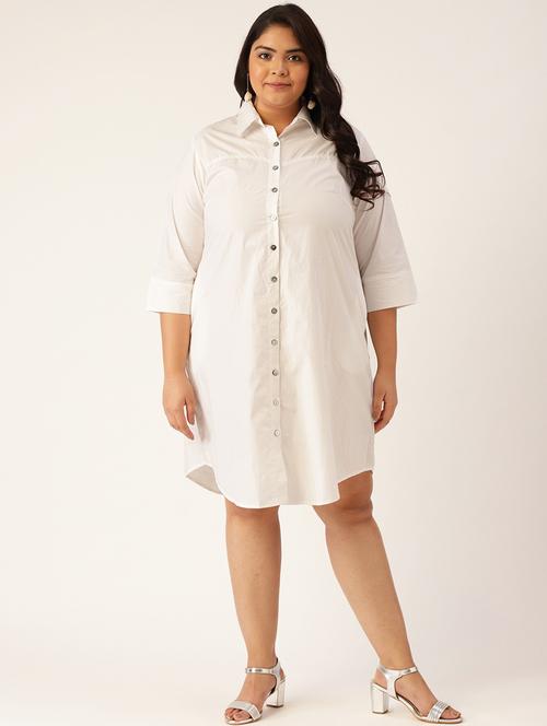 women's shirt solid dress - 18271406 - Very Small Image - 1