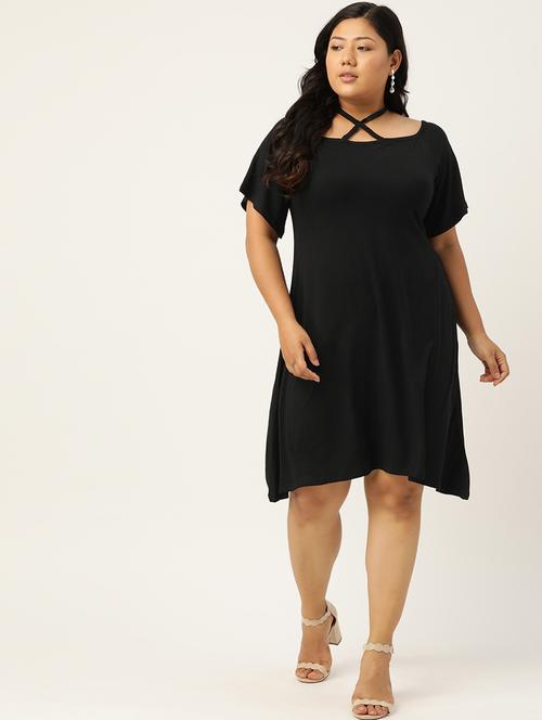 women's  solid dress - 18271495 - Very Small Image - 1