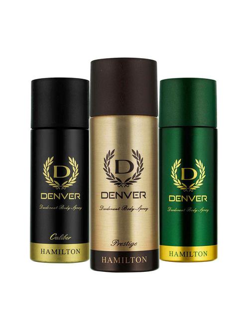 denver hamilton,prestige and caliber body spray (pack of 3) - 18271735 - Very Small Image - 1