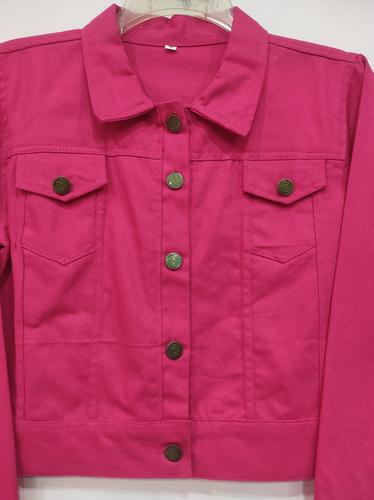 girls denim jacket pink color  - 18272328 - Very Small Image - 1