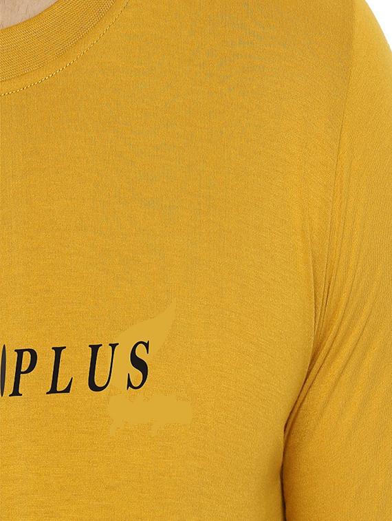 yellow chest printed t-shirt - 18272706 - Zoom Image - 2