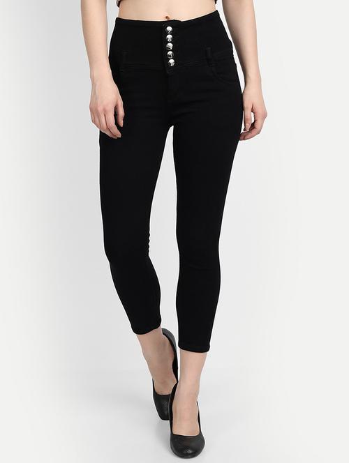 high rise stone wash jean - 18273202 - Very Small Image - 1