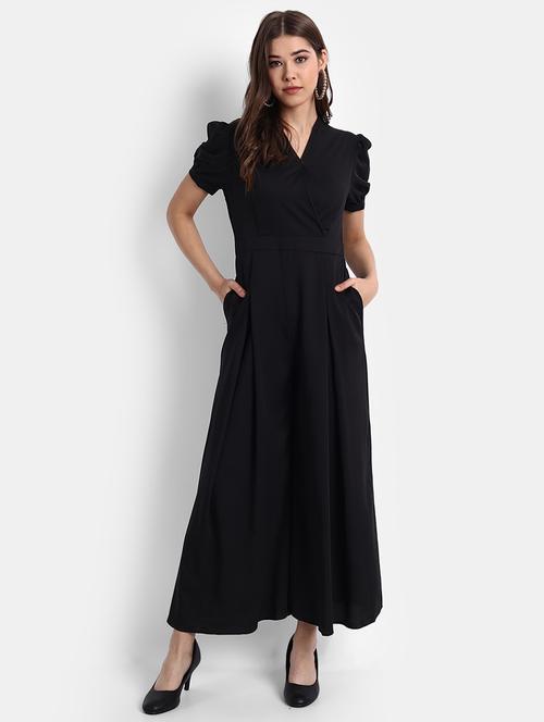 solid full length jumpsuit - 18273443 - Very Small Image - 1