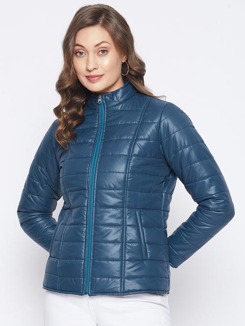solid quilted jacket - 18274325 - Very Small Image - 1
