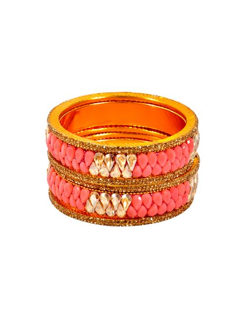 pink metal bangle (pack of 6) - 18274721 - Very Small Image - 1