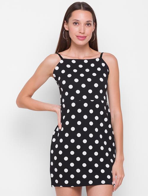 women's bodycon polka dots dress - 18275024 - Very Small Image - 1